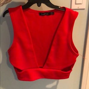 Boohoo crop top